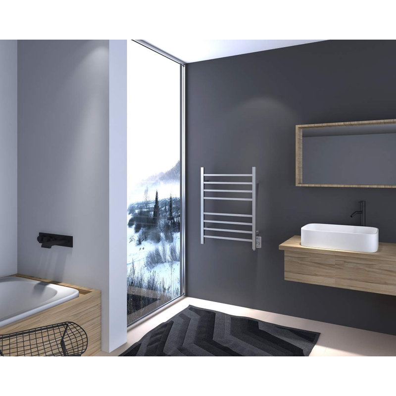 HEATGENE Hot Bath Heated Wall Mounted Electric Towel Warmer & Reviews ...